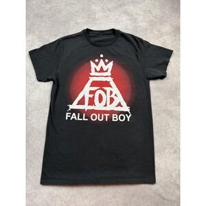 Fall Out Boy Shirt Adult Small‎ Black Boys of Zummer 2015 Wiz Khalifa Concert